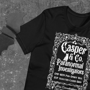 Ghost Hunting Unisex Shirt, Casper & Co Ghost Hunting Company, Gift for Ghost Hunter, Gift for Ghost Lover, Halloween Vibes, Funny Halloween