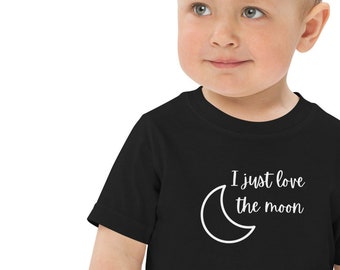 I just love the moon toddler shirt, moon shirt, shirt for toddlers