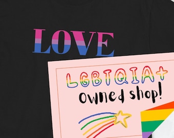 Gay Pride Bisexual Flag Love shirt, Gay Pride shirt, Love is Love shirt, Equality shirt, LGBTQ Gift, Queer shirt, Gift for him, her, or they