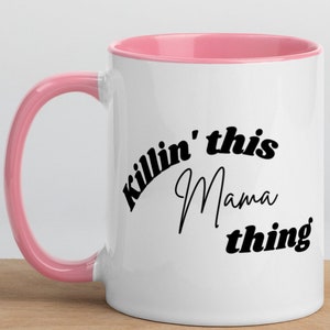 Muttertagsgeschenk, Muttertagsbecher, Mord dieser Mama Ding Tasse, Mama Tasse, Geschenk für Mama