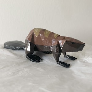 Old School Runescape Beaver Woodcutting huisdier 3D-geprint handgeschilderd model (OSRS)