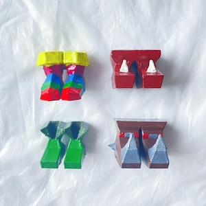 Old School Runescape miniatuurlaarzen *variaties beschikbaar* 3D-geprint handgeschilderd model (OSRS)