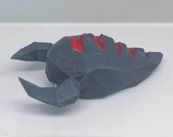 Mascota Jal-Nib (Nibbler) de RuneScape de la vieja escuela, modelo impreso en 3D y pintado a mano (OSRS)