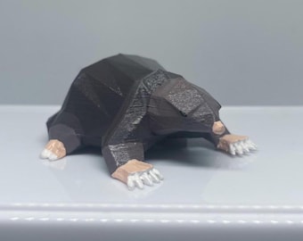 Old School RuneScape Giant Mole & Baby Mole-rat Pet 3D Printed Hand-painted Model (OSRS)