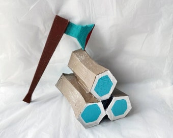 Kit de corte de madera de Runescape de la vieja escuela *todos los metales y troncos disponibles* Modelo impreso a mano en 3D (OSRS)