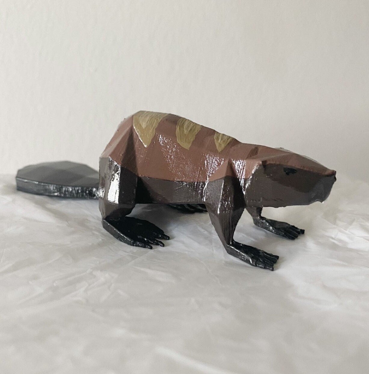 Old School Runescape Beaver Woodcutting pet 3D Printed Hand-painted Model (OSRS)