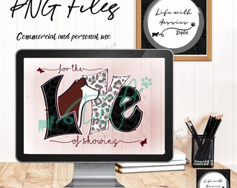For the love of showing, Hereford, livestock, png,  stock show, instant digital download, heifer, steer