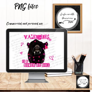 Valentines is a bunch of bull, stock show, instant digital download, showing, livestock, valentines design, show cattle, pig, lamb, goat