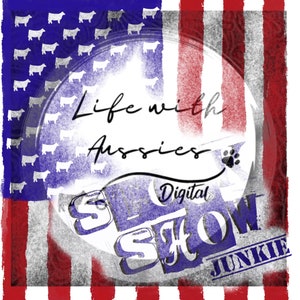 Stock show junkie vaars naadloze instant digitale download, show rundvee, stuur, vaars, varken, schapen, geit, vee