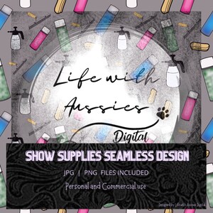 Stock show supplies seamless design, png, jpg, show mom, show dad, stock show, heifer, steer
