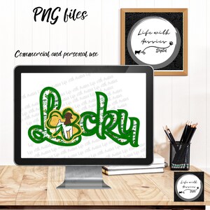 Lucky with show goat,  stock show, instant digital download, showing livestock, st Patrick’s design, show cattle, pig, lamb, goat
