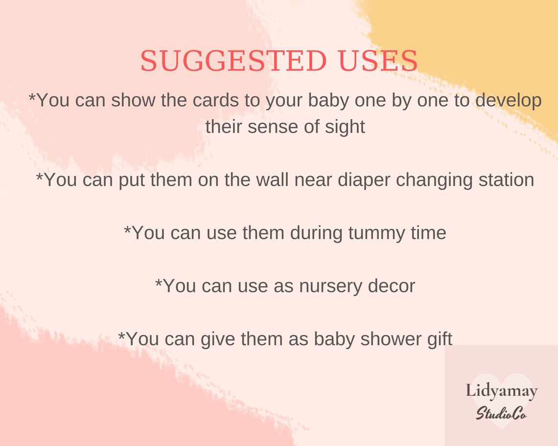 120 High Contrast Baby Flashcards, Black and White Baby Sensory Cards ...