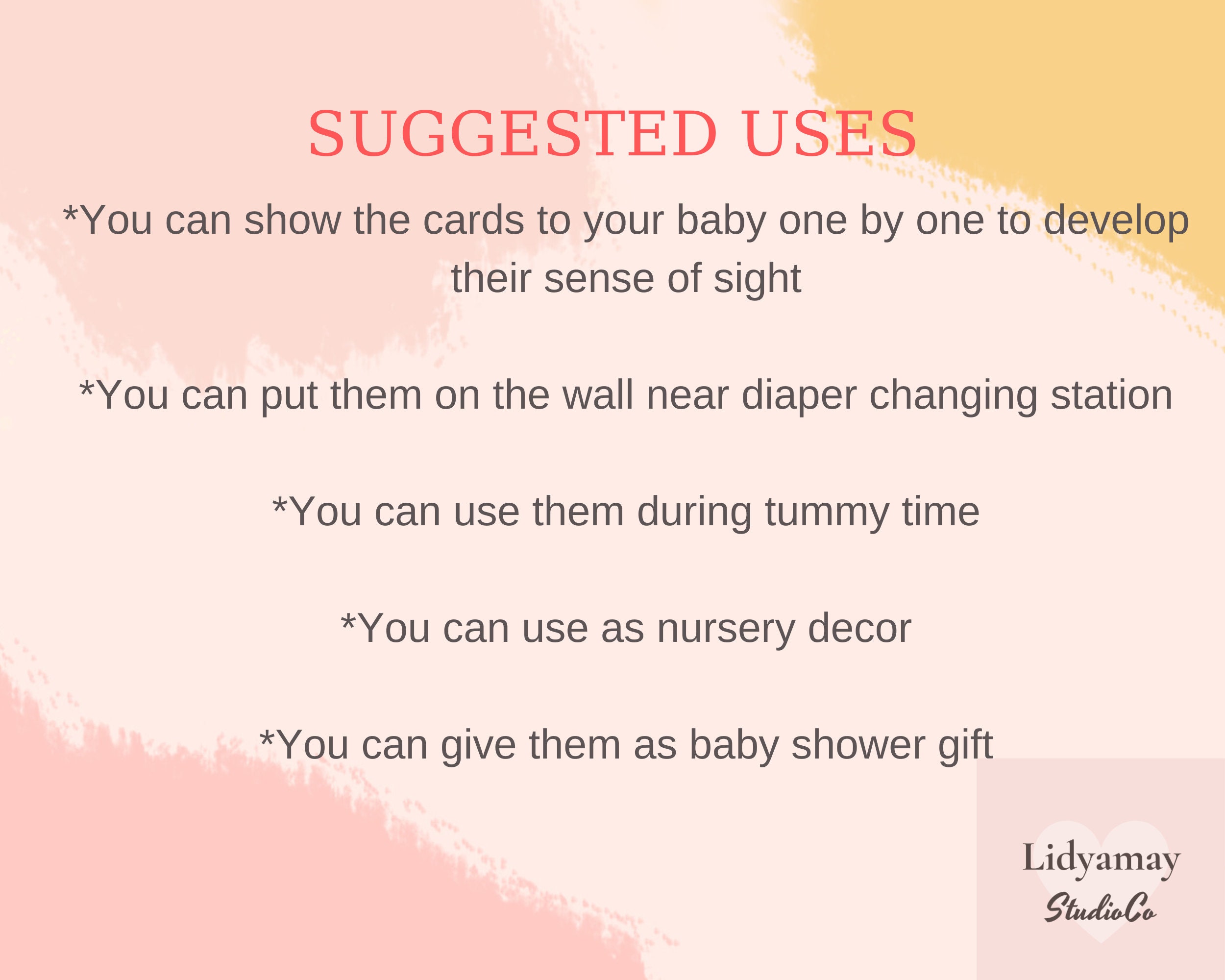 120 High Contrast Baby Flashcards, Black and White Baby Sensory Cards ...