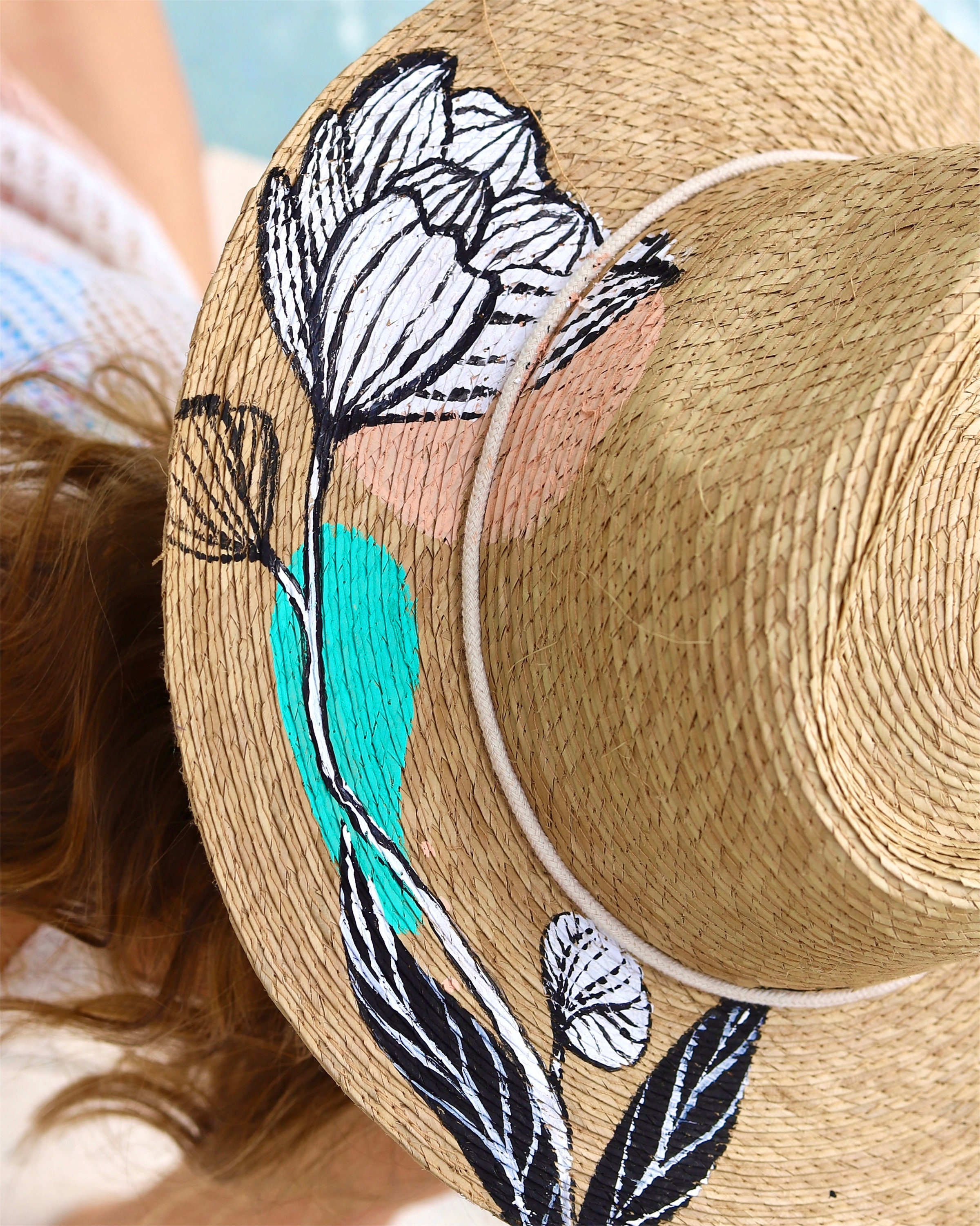 Handmade Mangrove Manatee Beach Fedora Sun Hat Palm Beach Fedora Sun Hat for Men and Women – Wallaroo Hat  main image 2