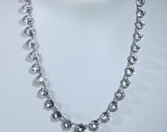 Riviera necklace crystal glass #1 1920&#39;s 1930&#39;s