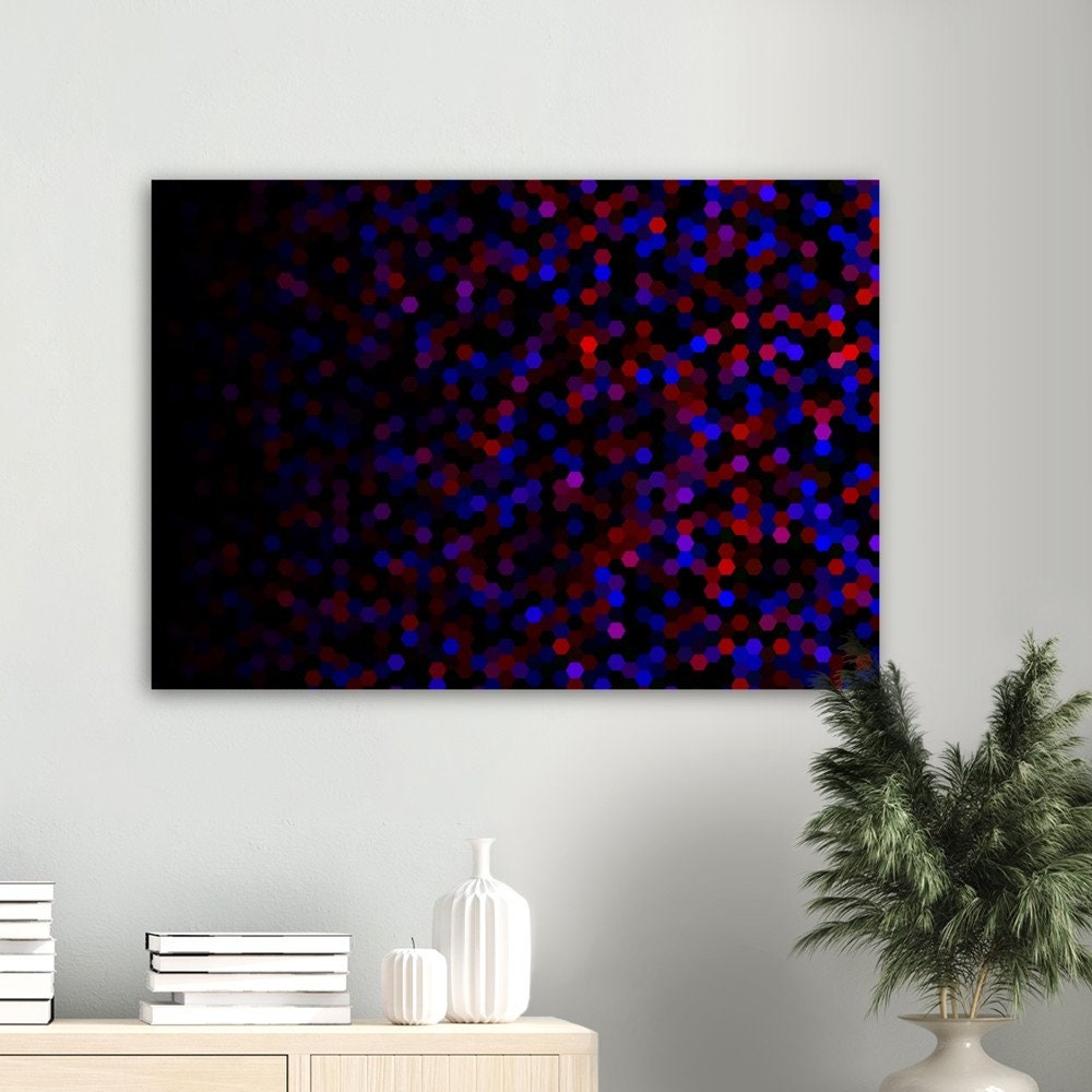 City Lights - Mathematical Art Created With Math and Code - Large High ...