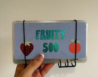 Carpeta de ahorros Fruity 500 l Relleno de efectivo l Desafío de ahorros