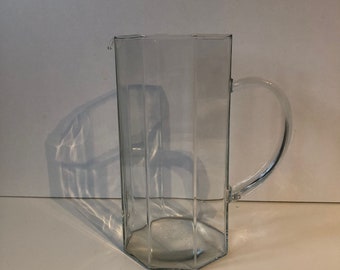 Vintage Luminarc Octime Glass Water Jug   - France