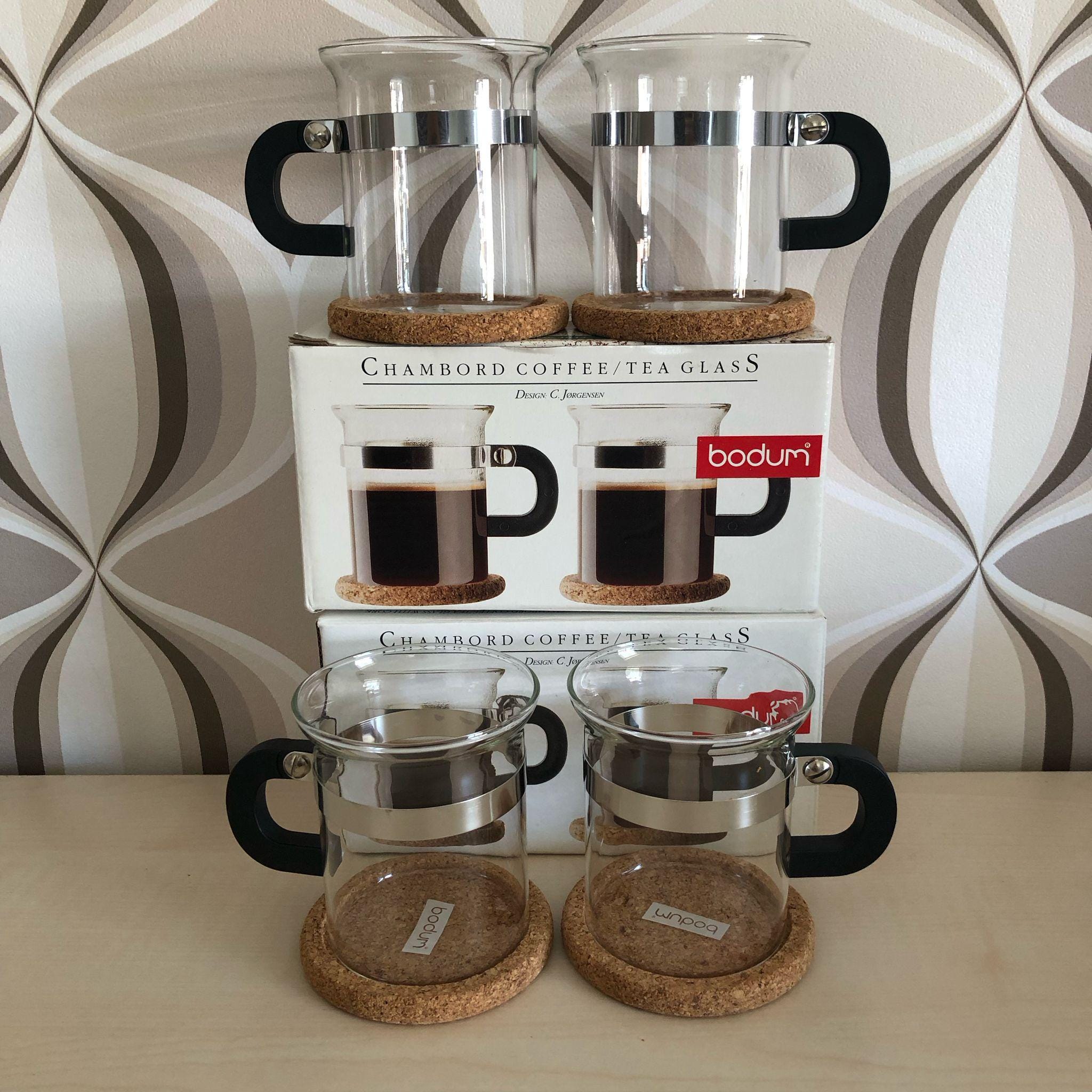 Set of 2 Vintage Bodum Chambord Coffee/tea Glass in an Original Box -  Danish Design Carsten Jorgensen - Etsy