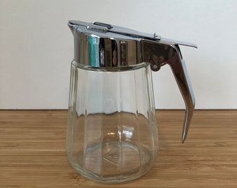 Vintage Glas Zuckerdose / Milchkännchen / Sirupspender - BMF Germany