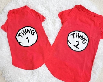 Thing One & Two SVG,PNG, eps, dxf transfers, decals, cut files