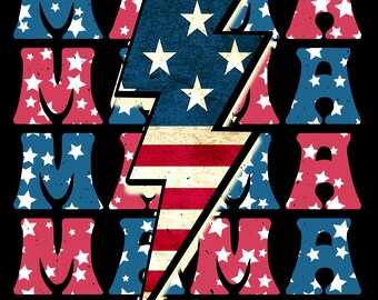 4th of July PNG Sublimation, Printable, Wall Art