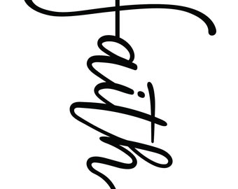 Faith svg, png, jpg, eps, ai cut files