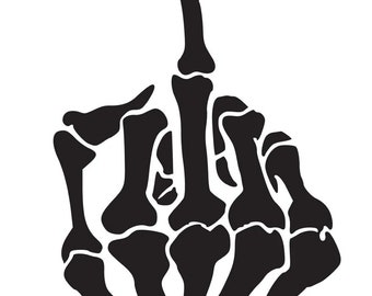 Skeleton Finger SVG,PNG, JPG, eps, dxf transfers, decals, cut files