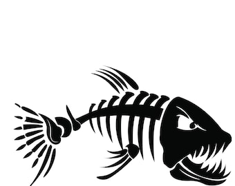 Fish Bones svg, png, jpg, pdf cut files