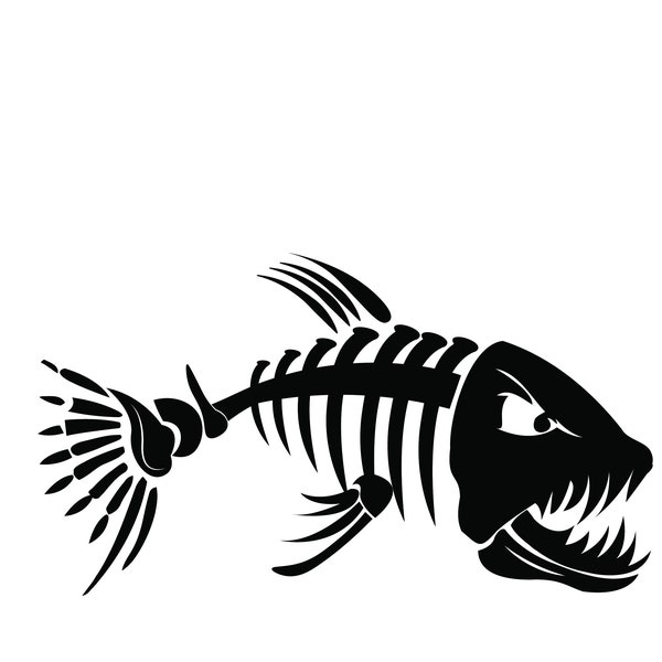 Fish Bones svg, png, jpg, pdf cut files