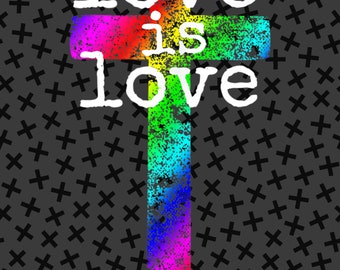 Love is Love Design 20oz Skinny Straight & Tapered, Template for Sublimation, Full Tumbler Wrap, Shirt Transfers PNG Digital Download