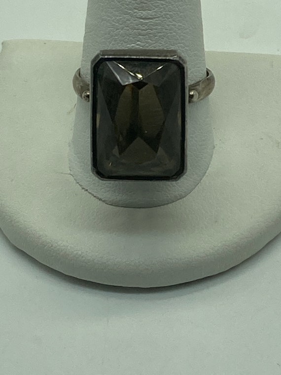 Vintage Sterling Silver Jasper Ring. - image 1