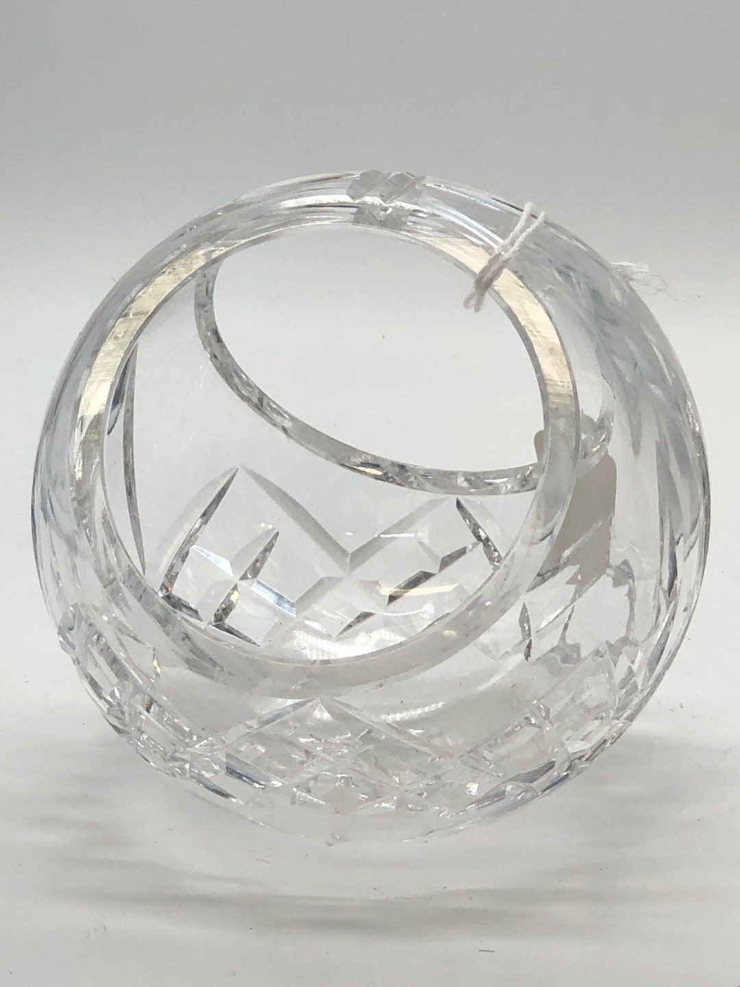 Waterford Crystal Glass Basket Etsy