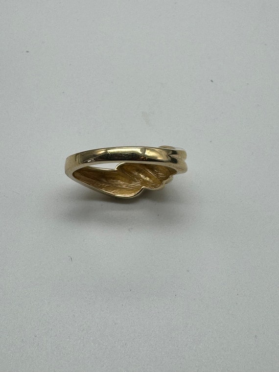 Vintage 14k Yellow Gold Bombe Ring - image 2