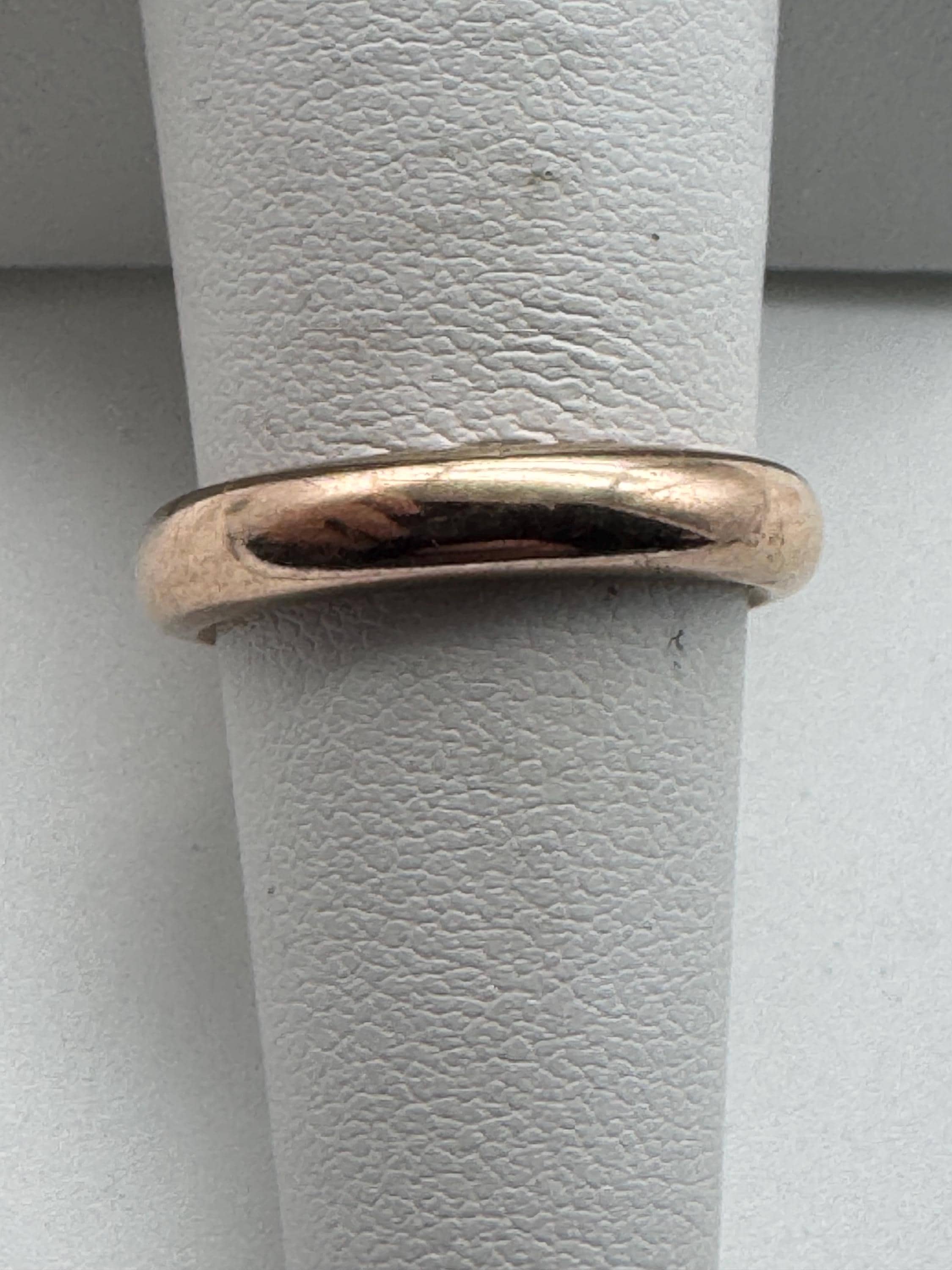 Antique Victorian 10k Rose Gold Wedding Band