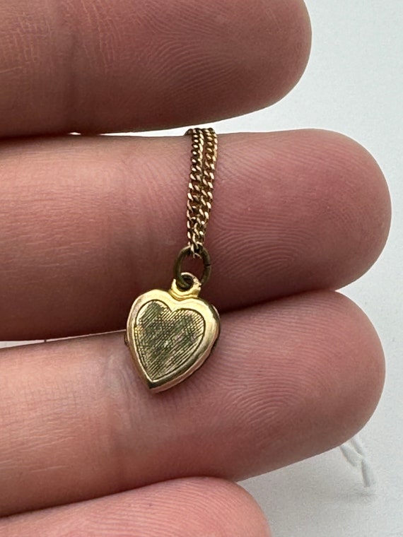 Antique Gold Filled Heart Locket