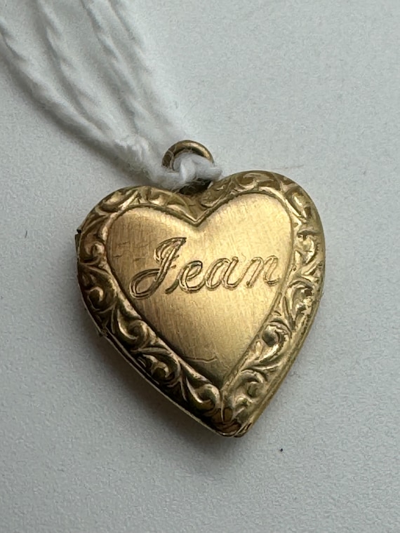 Antique Gold Filled Heart Locket