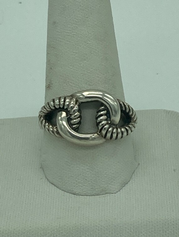 Vintage Sterling Silver Nautical Ring