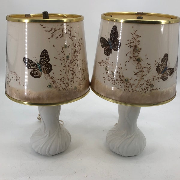 Van Briggle Butterfly Lamps Etsy