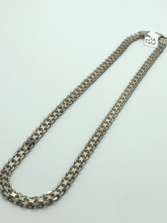 Vintage Sterling Silver Bismark Chain