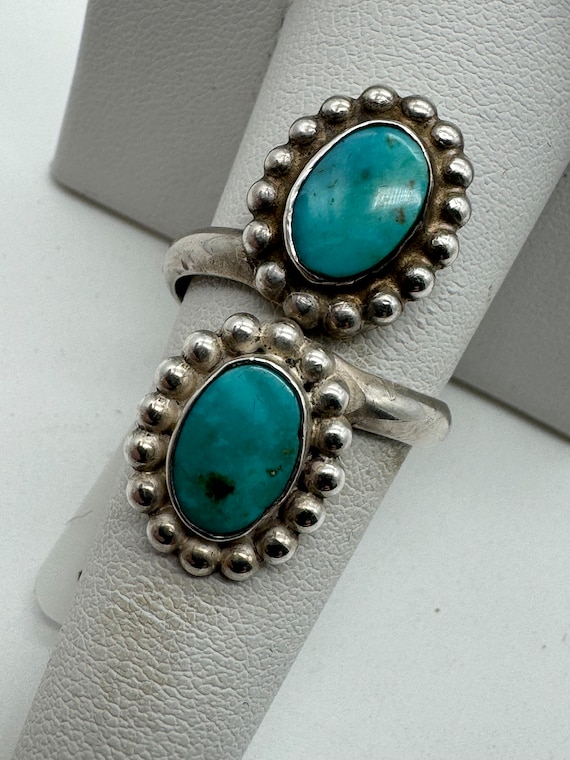 Vintage Sterling Silver Turquoise Ring