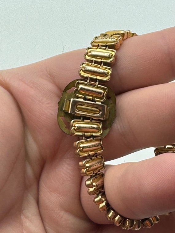Antique Gold Filled Sweetheart Bracelet - image 3
