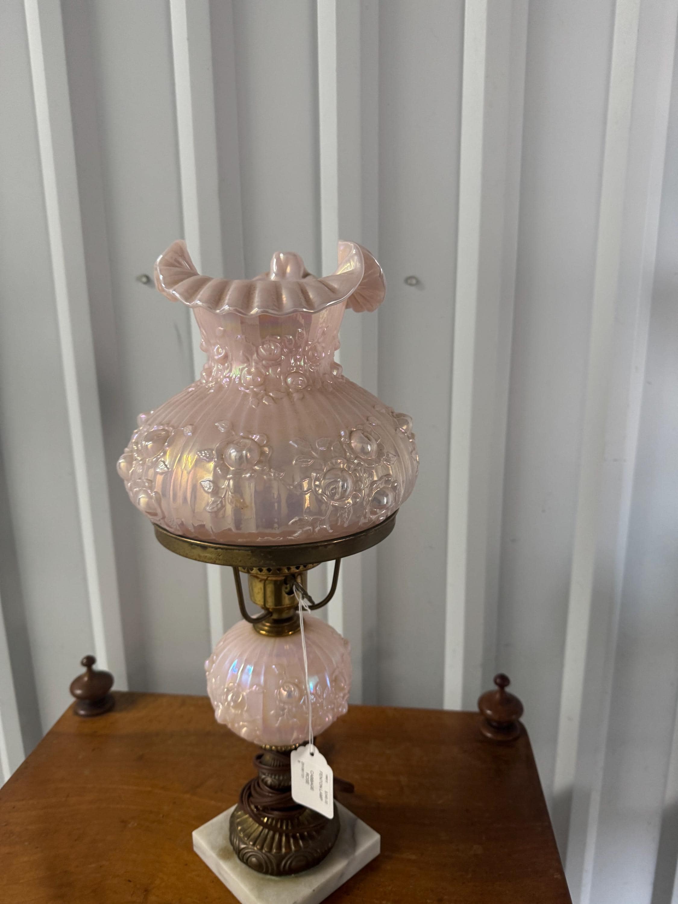 Fenton Rose Fairy Lamp - Etsy