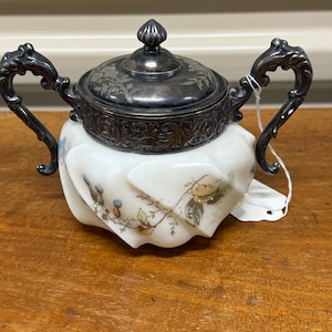 Antique Victorian Wavecrest Jar