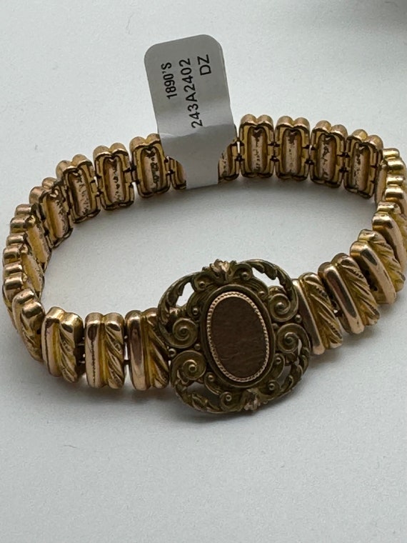Antique Gold Filled Sweetheart Bracelet