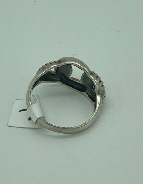 Vintage Sterling Silver Nautical Ring - image 2