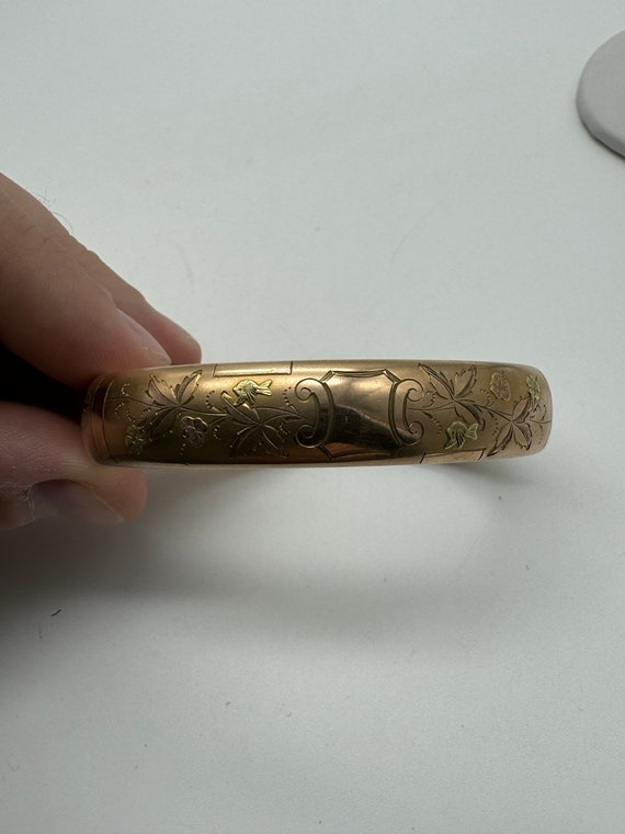 Antique Gold Filled Victorian Bangle