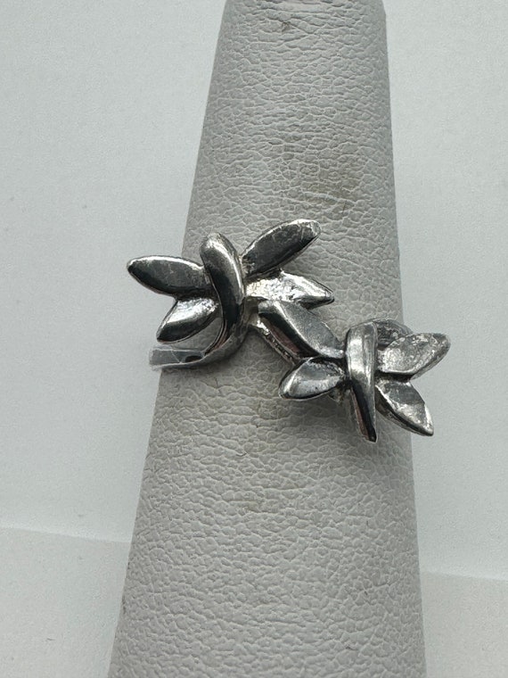 Vintage Sterling Silver Dragon Fly Ring