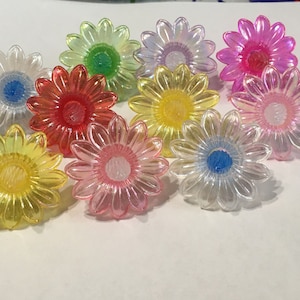 Large Iridescent Flower Lights for Ceramic Trees