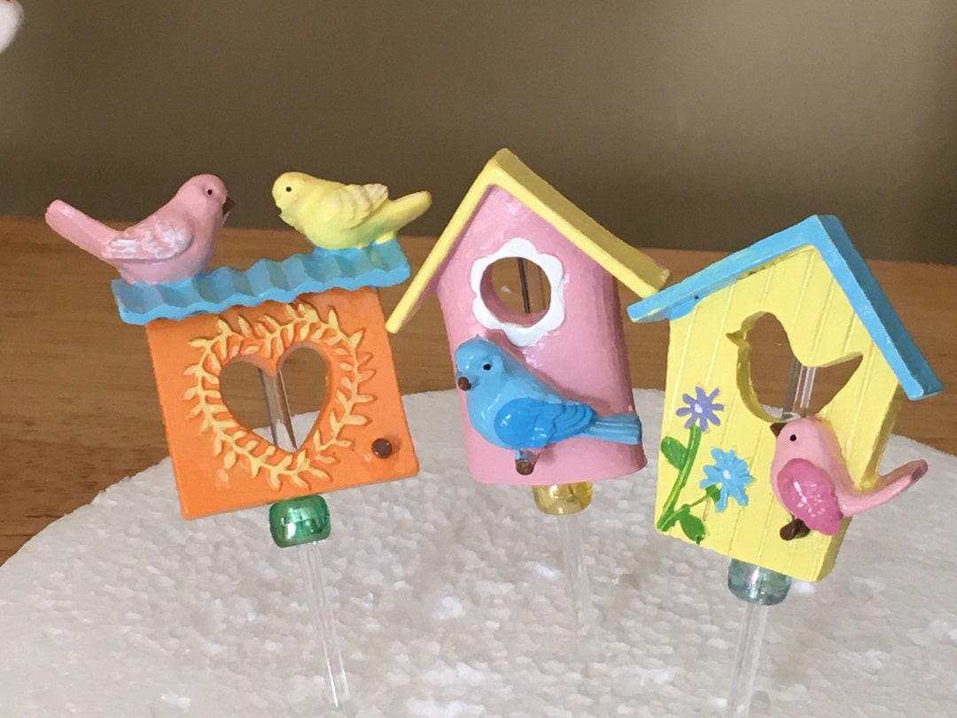 Birdhouse Spring Topper for Ceramic Trees Etsy